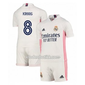 Real Madrid Toni Kroos 8 Barn Hjemmedraktsett 2020-2021 Kortermet (+ Korte bukser)